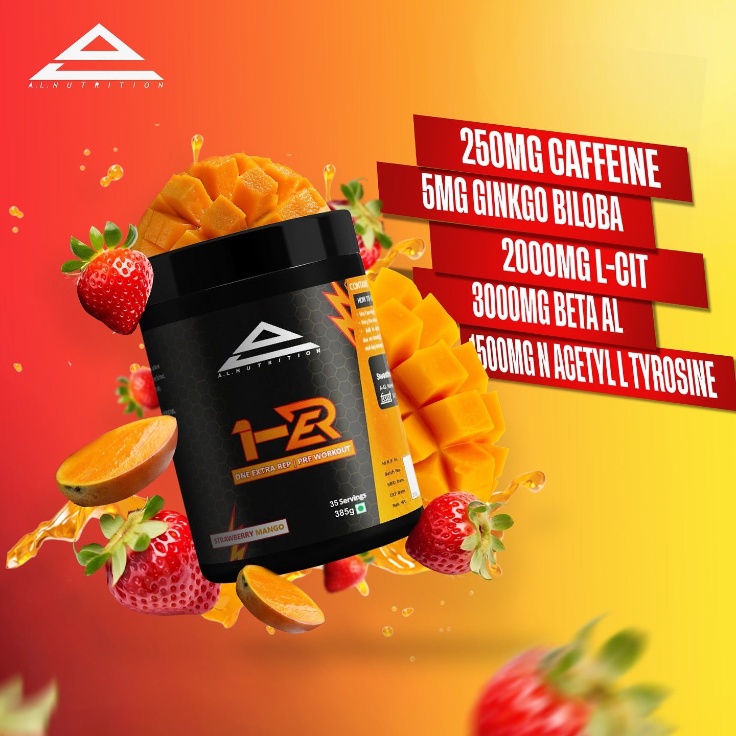 ONE EXTRA REP- PREWORKOUT