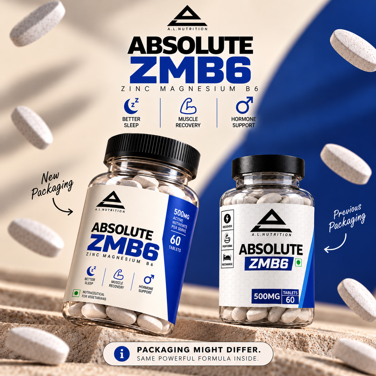 A.L. Nutrition ZMB6 – Zinc • Magnesium • Vitamin B6