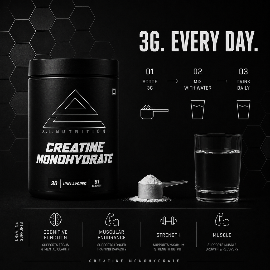 AL Nutrition's CREATINE MONOHYDRATE