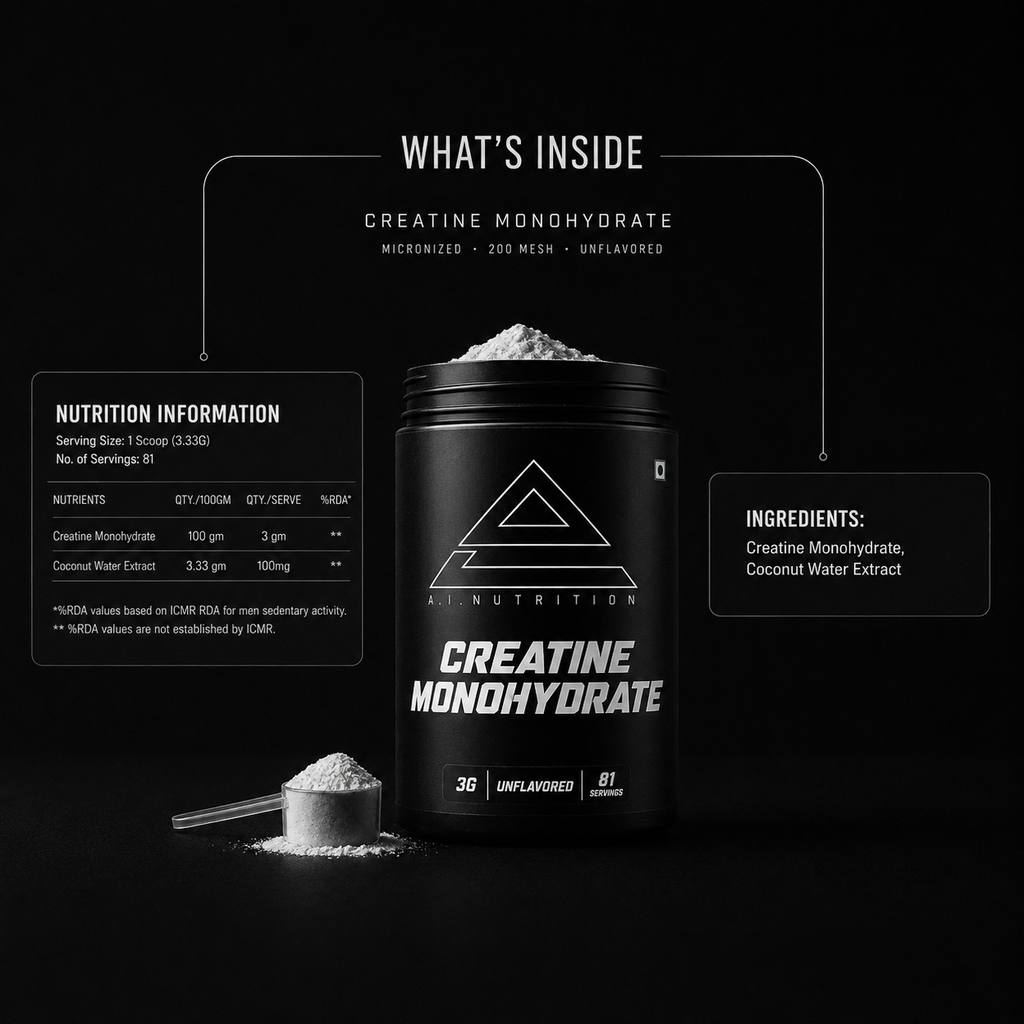 AL Nutrition's CREATINE MONOHYDRATE