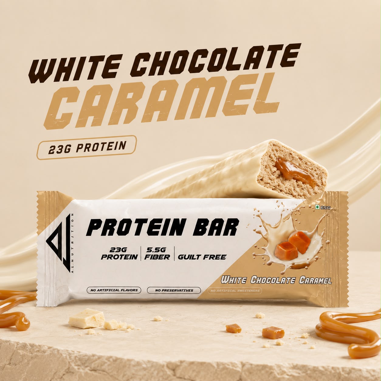 A.L. Nutrition’s White Chocolate Protein Bar